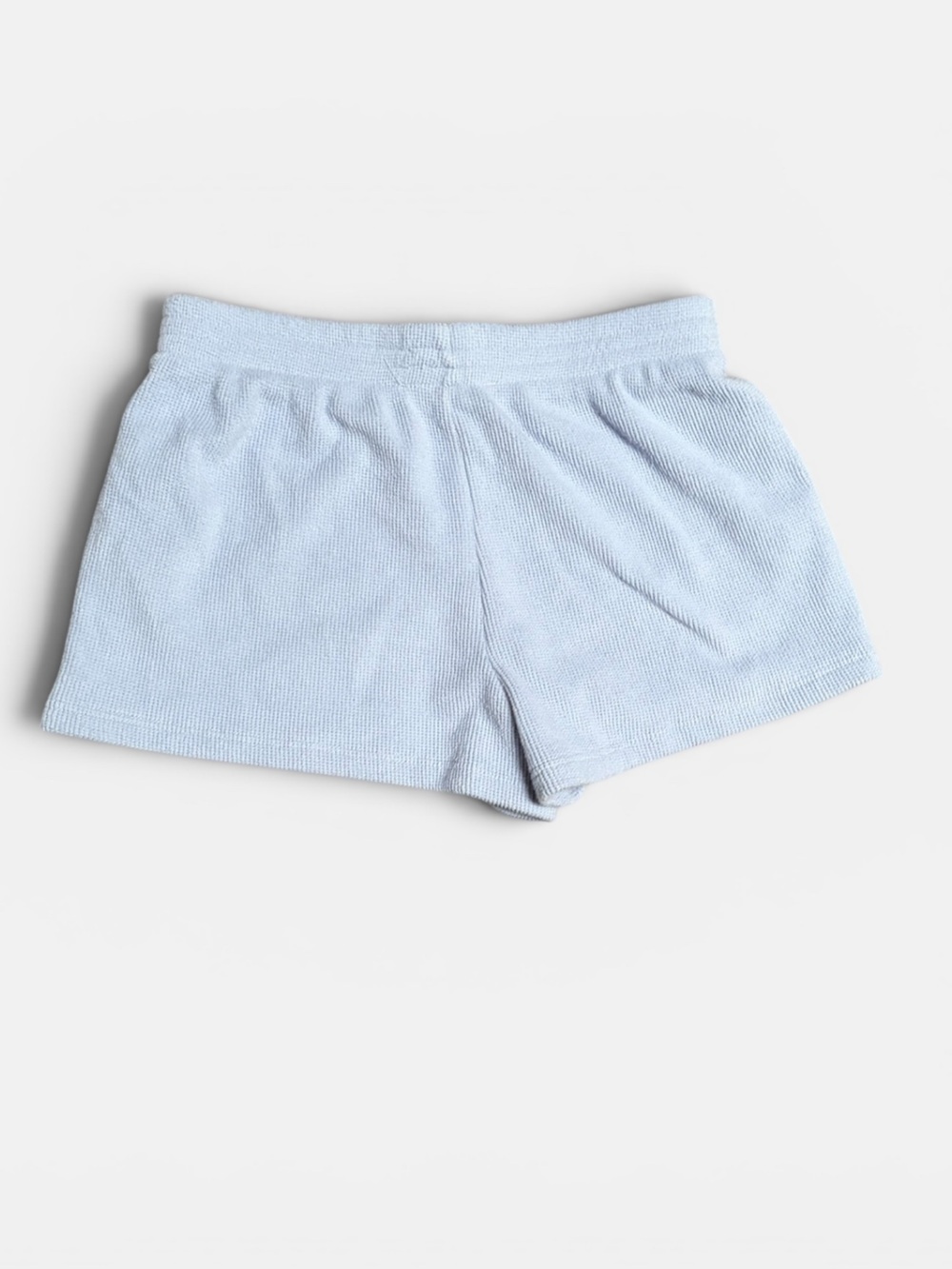 Pink Rose Light Blue Terry Cloth Lounge Shorts